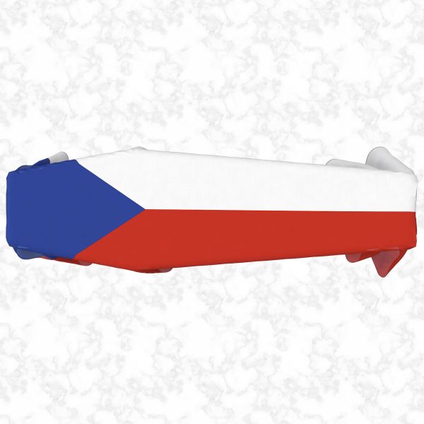 Czech Republic flag 3D top