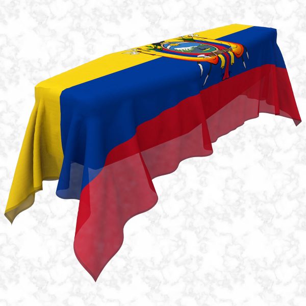 Ecuador flag 3D