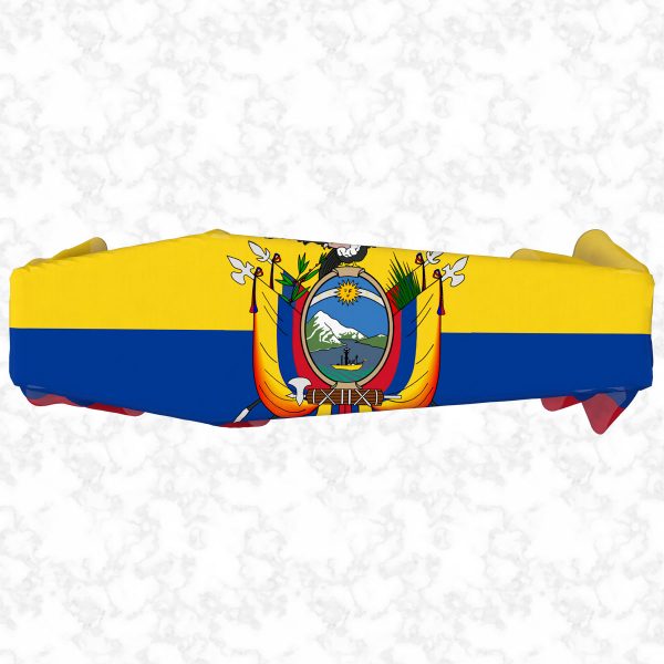 Ecuador flag 3D top