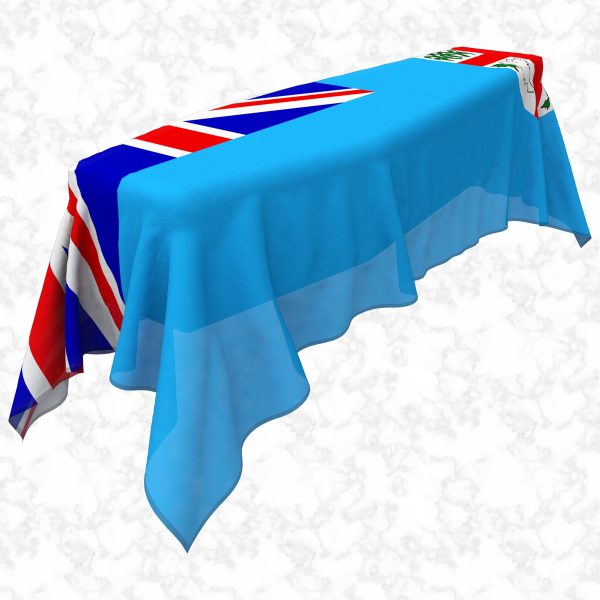 Fiji flag 3D