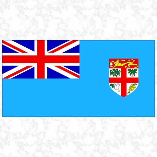 Fiji flag view