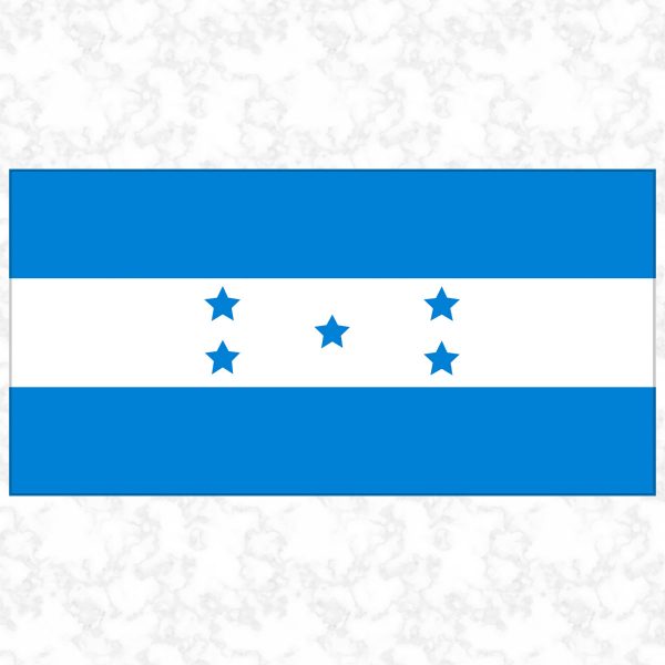 Honduras flag view