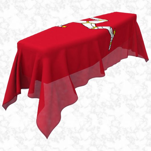 Isle of Man flag 3D