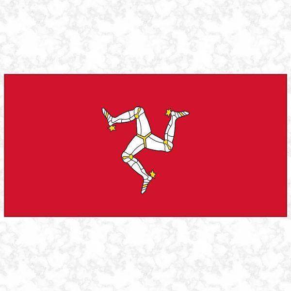 Isle of Man flag view