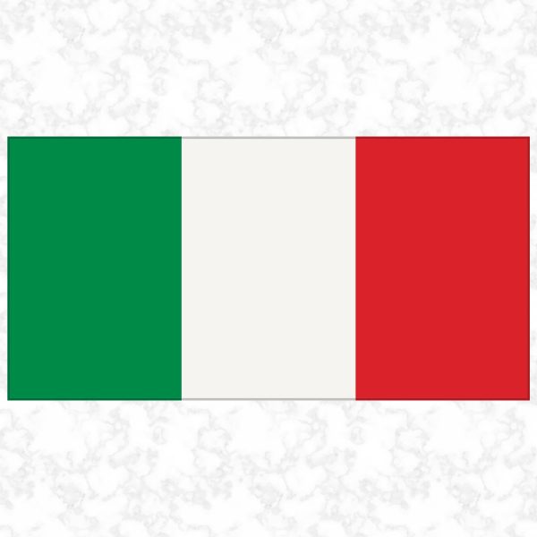 Italy flag view