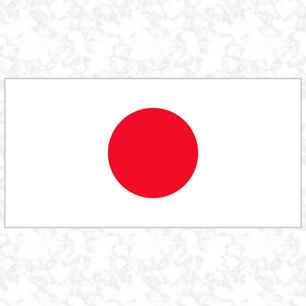 Japan flag view