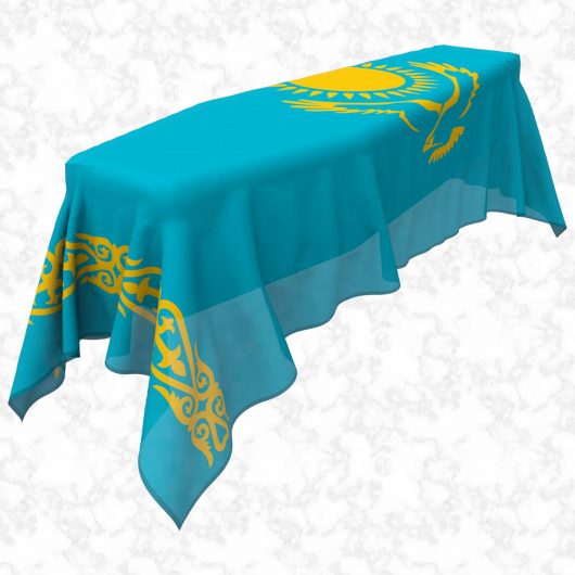 Kazakhstan flag 3D