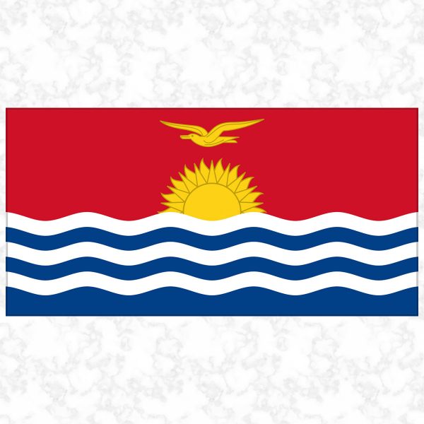 Kiribati flag view