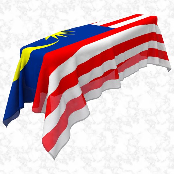 Malaysia flag 3D