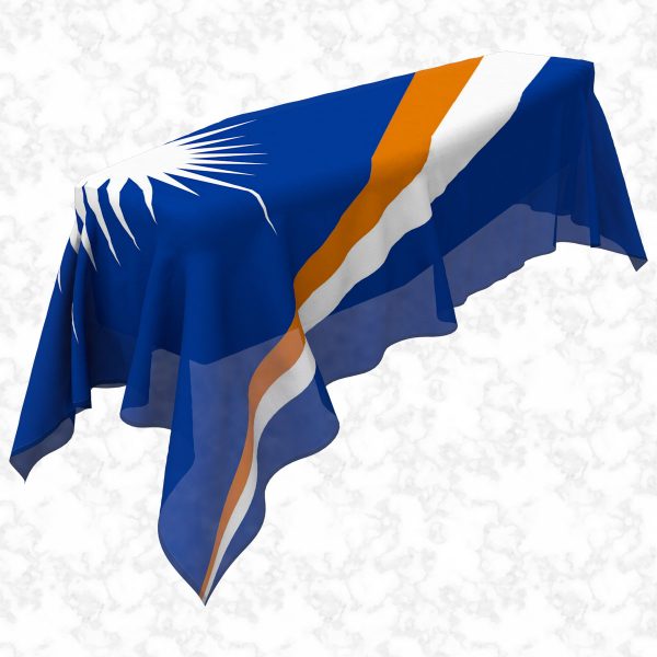 Marshall Islands flag 3D