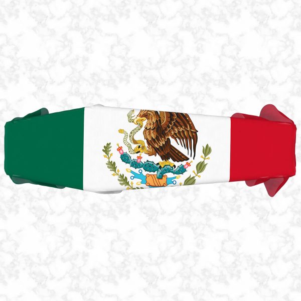 Mexico flag 3D top