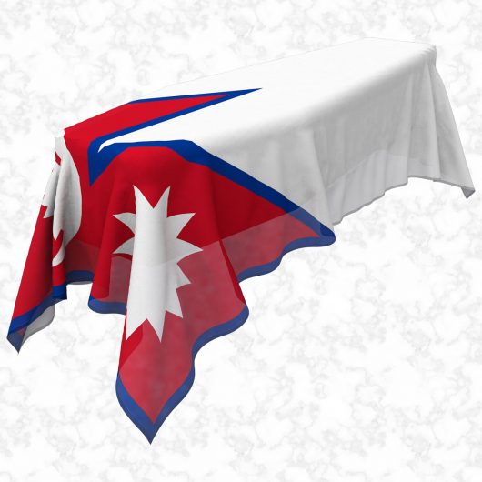 Nepal flag 3D