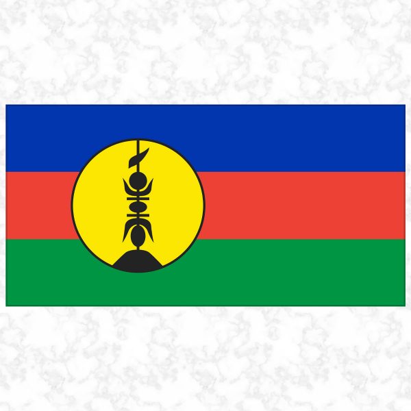 New Caledonia flag view