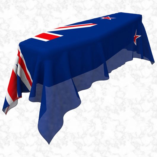 New Zealand flag 3D