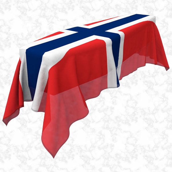 Norway flag 3D