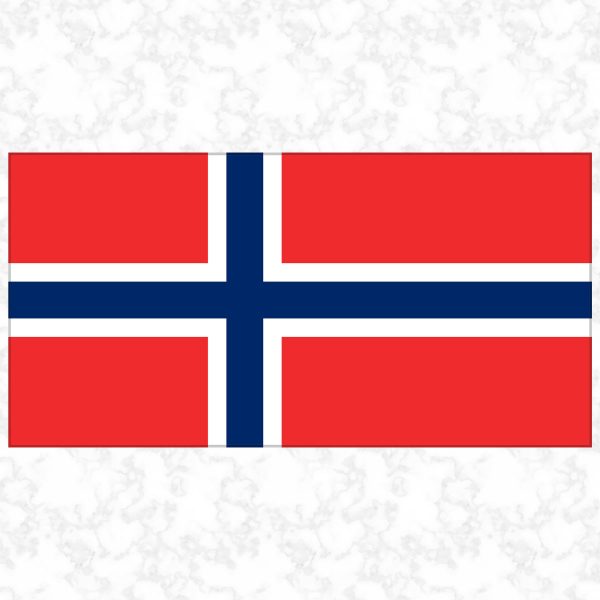 Norway flag view