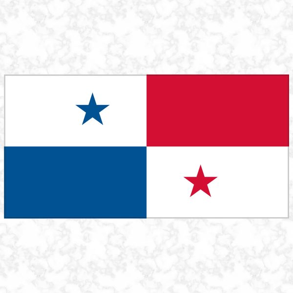 Panama flag view