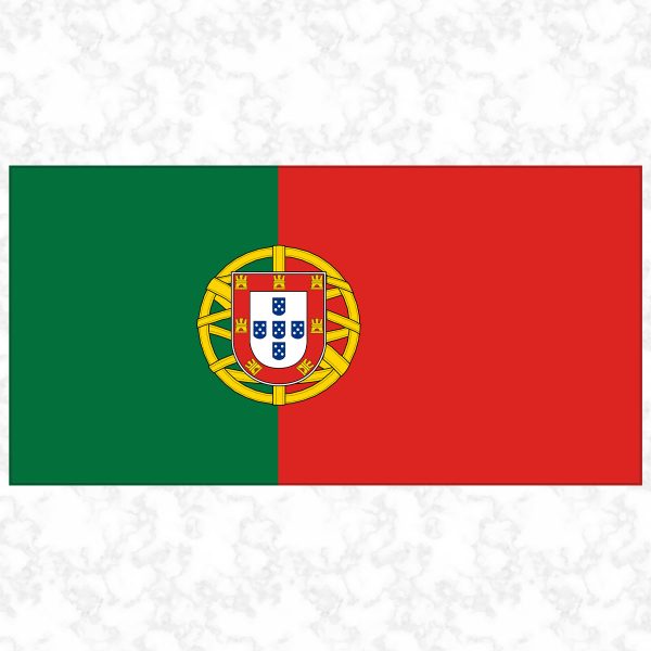 Portugal flag view