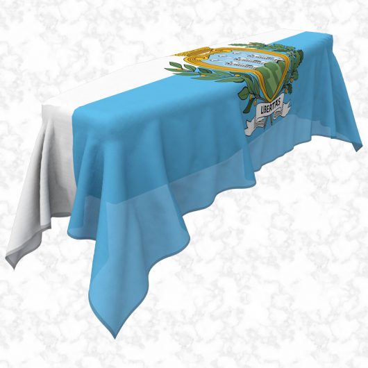 San Marino flag 3D