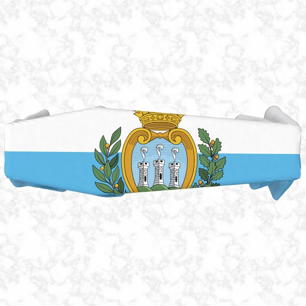 San Marino flag 3D top