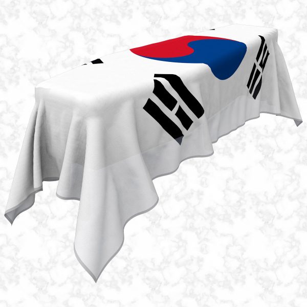 South Korea flag 3D