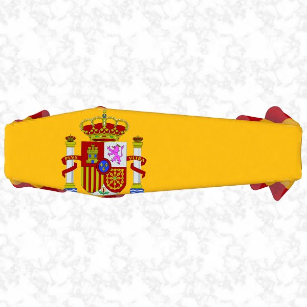 Spain flag 3D top