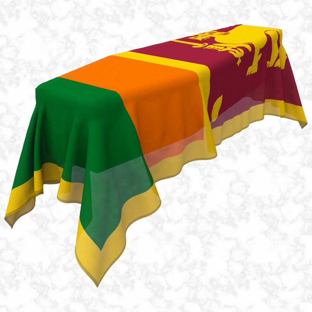 Sri Lanka Flag - Asia - Coffin Flags - The Funeral Outlet