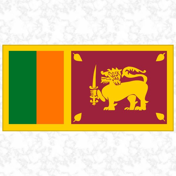 Sri Lanka flag view