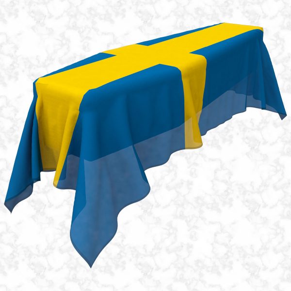 Sweden flag 3D