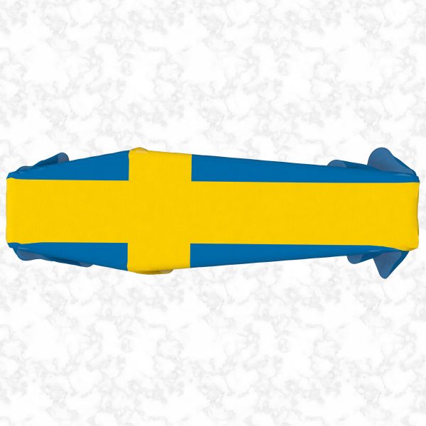 Sweden flag 3D top