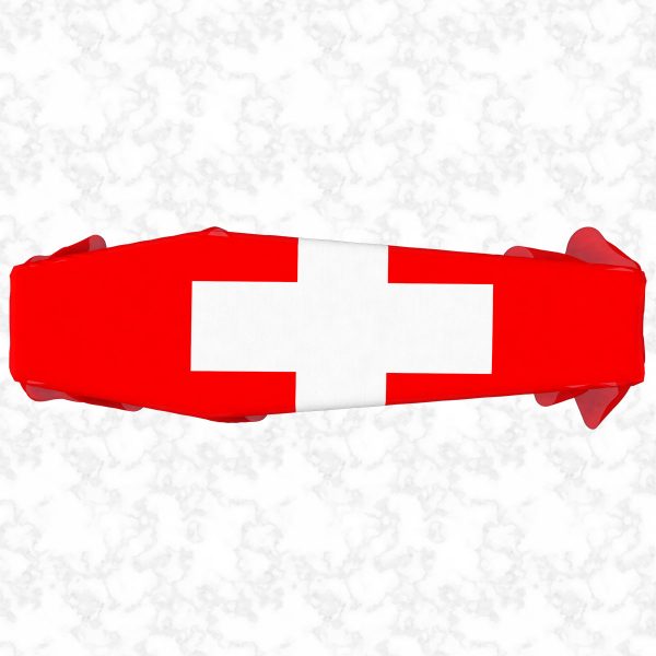 Switzerland flag 3D top