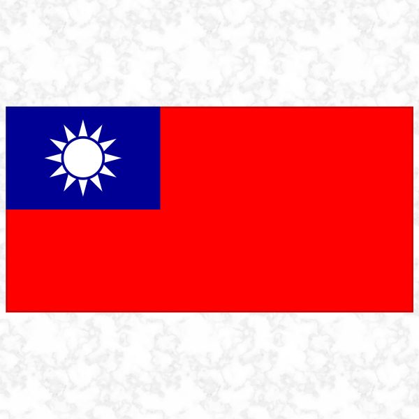 Taiwan flag view