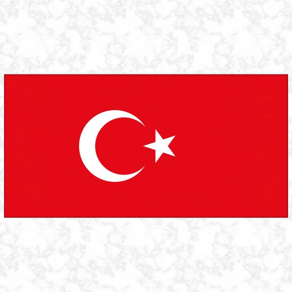 Turkey flag view