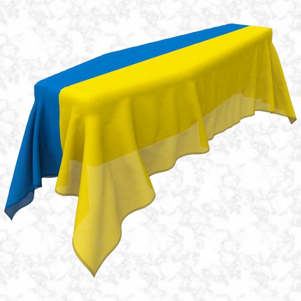 Ukraine flag 3D