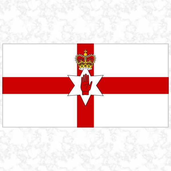 Ulster banner (Northern Ireland) view