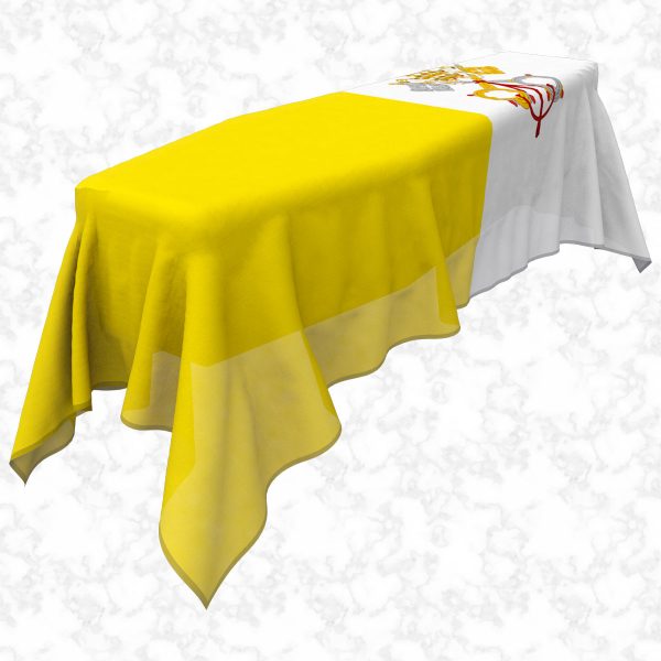 Vatican City flag 3D