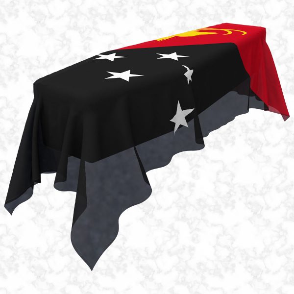 Papua New Guinea flag 3D