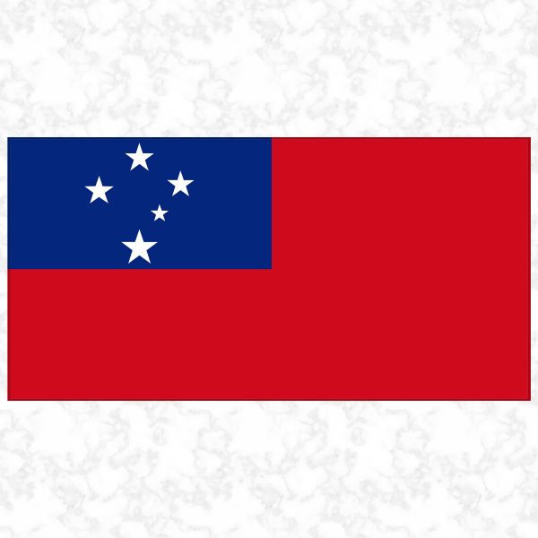 Samoa flag view