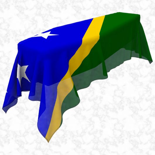 Solomon Islands flag 3D