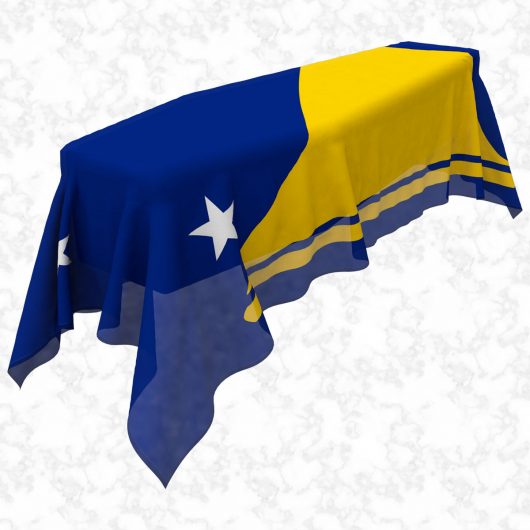 Tokelau flag 3D