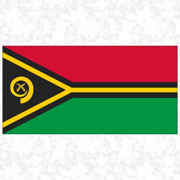 Vanuatu flag view