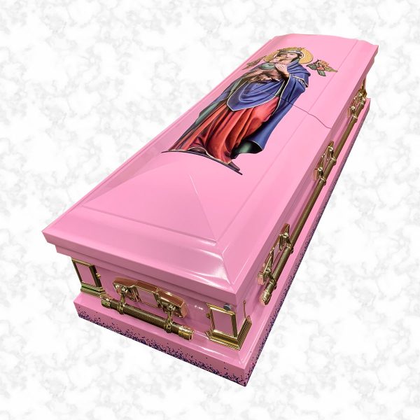 Devotion Mary and Child american casket