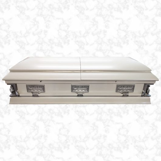 Corpus Christi mother of pearl American casket