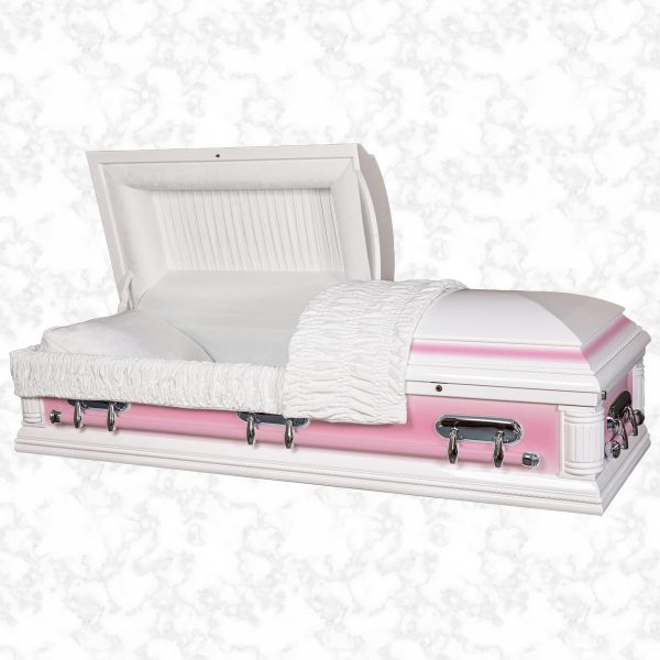 Purity wood American casket Solid Pink standard interior