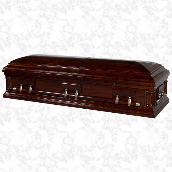 Provincial wooden American casket