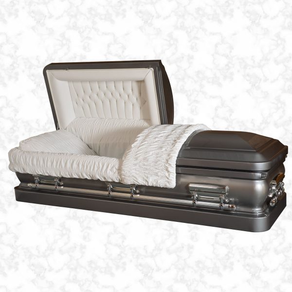 Platinum Royal metal American casket standard interior