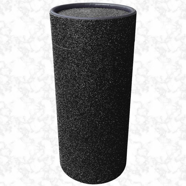 Black glitter scatter tube