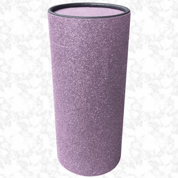 Lilac glitter scatter tube