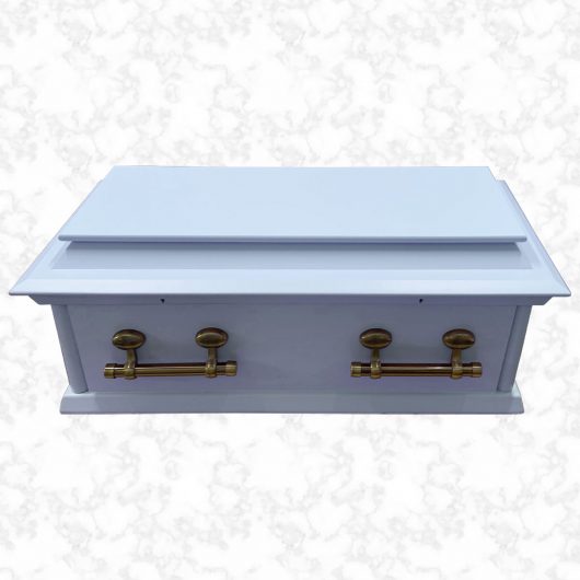 Oxford Child Blue american casket standard interior