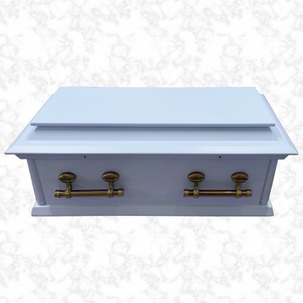 Oxford Child Blue american casket standard interior